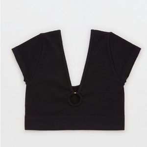 Aerie Seamless Crop Top Bralette Size S